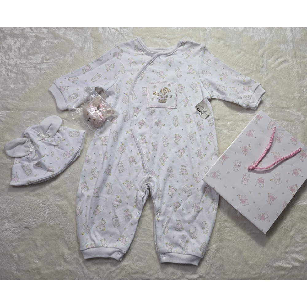Vintage Y2K Bright Futures Baby Gift Set 6-9M NWT Sleeper Hat Plush
